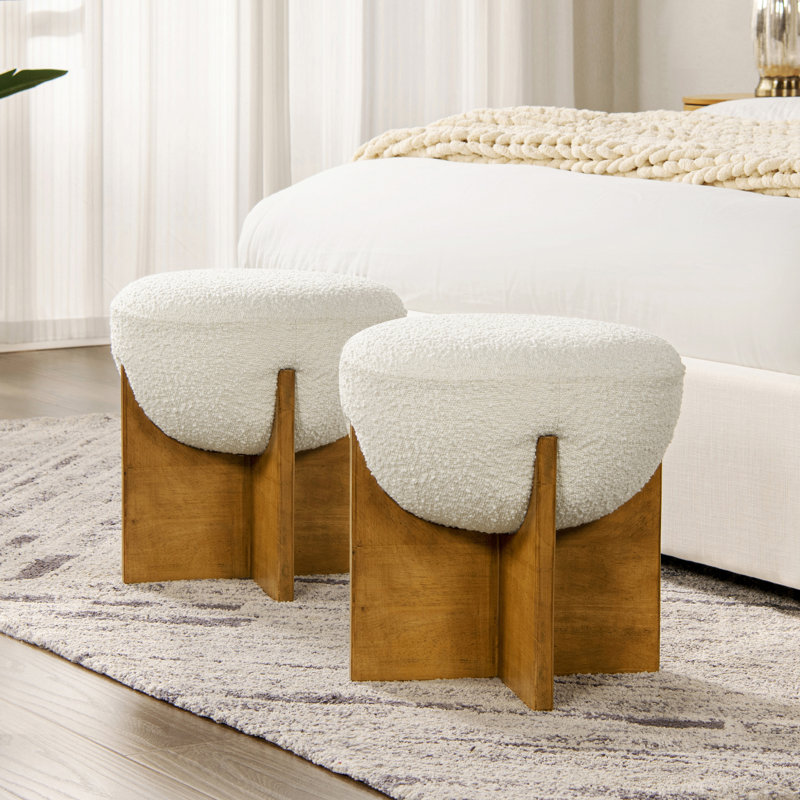 Joss & Main Sharita Upholstered Ottoman Wayfair